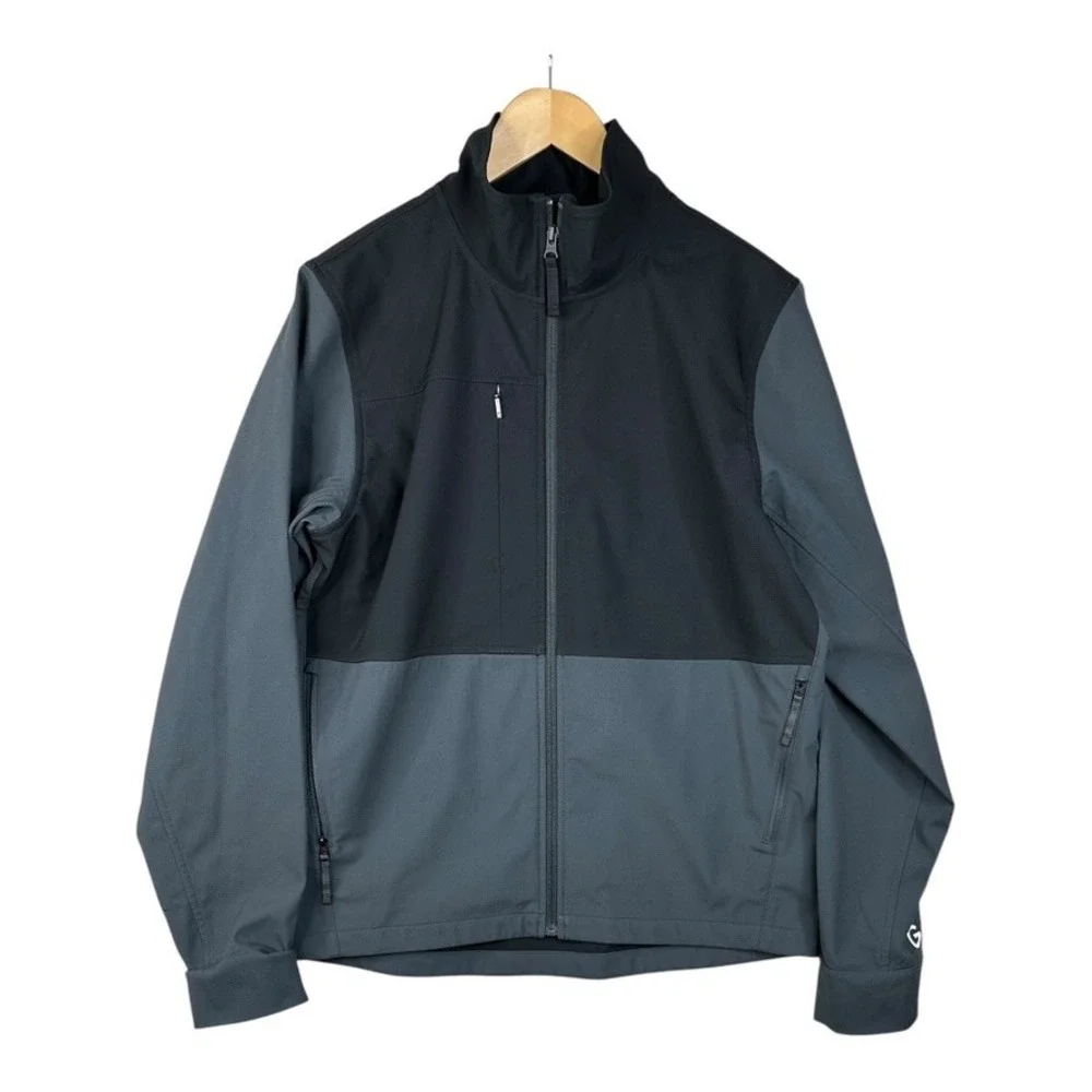 The North Face Men's Black Gray‎ Lightweight Full Zip Jacket Size M